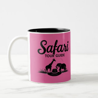 Tasse 2 Couleurs Guide Safari Tour Cadeau