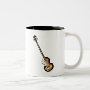 Tasse 2 Couleurs Guitare basse de violon