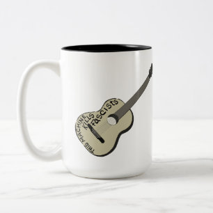 Tasse 2 Couleurs Guitare de Guthrie "Cette machine tue les fasciste