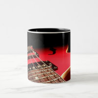 Guitare électrique rouge