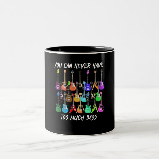 Tasse 2 Couleurs Guitare Lover| Vous Ne Pouvez Jamais Être Obligé D (Centre)
