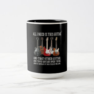 Tasse 2 Couleurs Guitare   Tout Ce Dont J'Ai Besoin Est Cette Guita