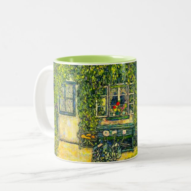 Tasse 2 Couleurs Gustav Klimt La Maison de Guardaboschi (Devant gauche)