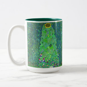 Tasse 2 Couleurs Gustav Klimt Tournesol