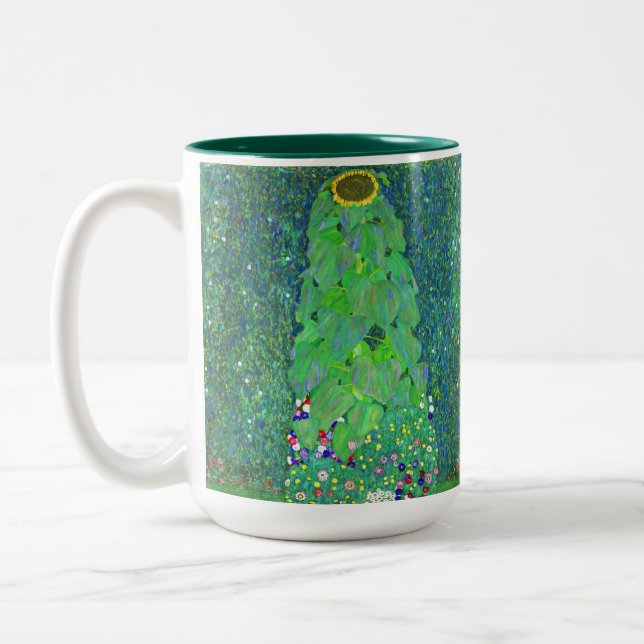 Tasse 2 Couleurs Gustav Klimt Tournesol (Gauche)