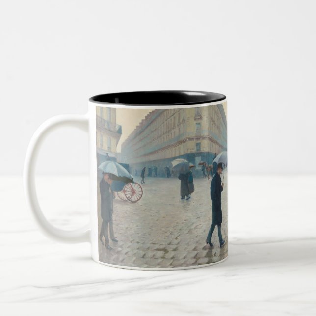 Tasse 2 Couleurs Gustave Caillebotte - Jour de la Pluie de Paris St (Gauche)