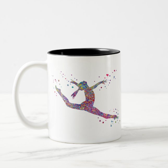 Tasse 2 Couleurs Gymnastique (Gauche)