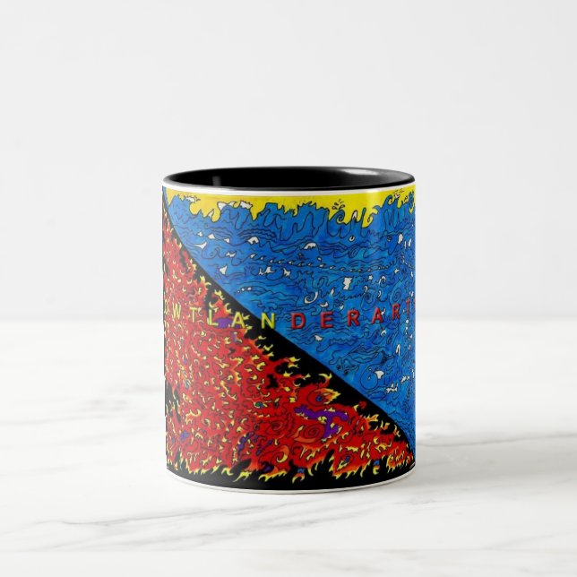 Tasse 2 Couleurs h2o au-dessus du feu (Centre)