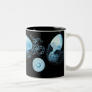 Tasse 2 Couleurs Haeckel Jellyfish