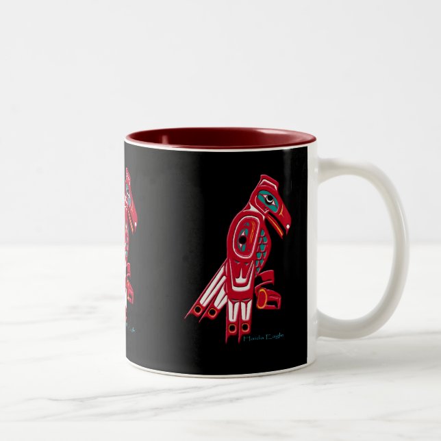 Tasse 2 Couleurs HAIDA EAGLE Collection (Droit)