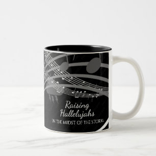 Tasse 2 Couleurs HALLELUJAHS Personnalisé Black RAISONNEMENT