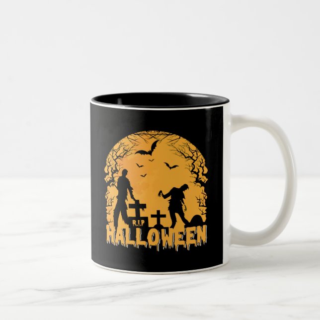 Tasse 2 Couleurs Halloween (Droit)