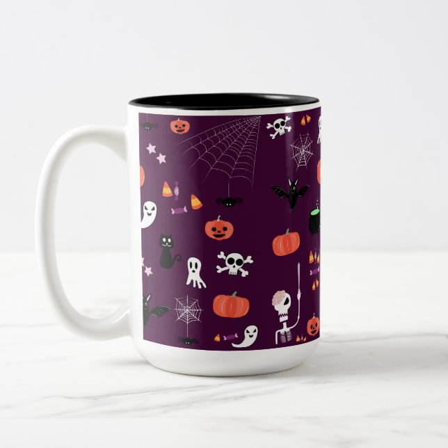Tasse 2 Couleurs Halloween (Gauche)