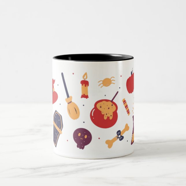 Tasse 2 Couleurs Halloween (Centre)