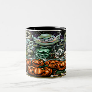 Tasse 2 Couleurs Halloween Art amusant
