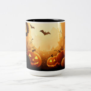 Tasse 2 Couleurs Halloween/automne/automne/automne/Citrouille