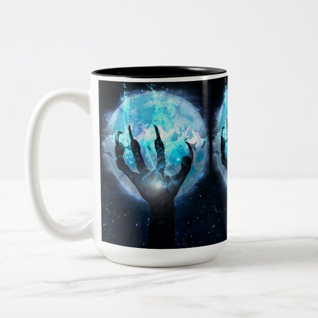 Tasse 2 Couleurs Halloween de la transformation des Pleines lunes (Gauche)