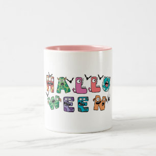 Tasse 2 Couleurs Halloween drôle