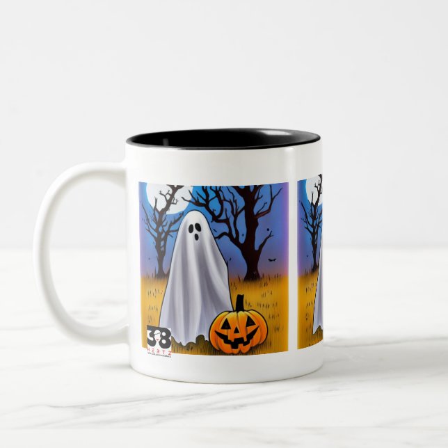 Tasse 2 Couleurs Halloween Ghost (Gauche)