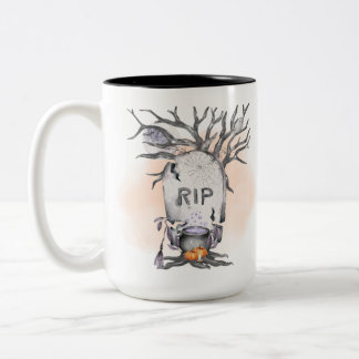 Tasse 2 Couleurs Halloween gothique effrayant
