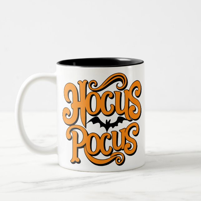 Tasse 2 Couleurs Halloween Hocus Pocus (Gauche)