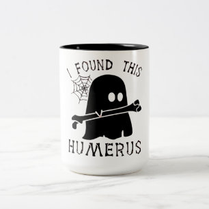 Tasse 2 Couleurs Halloween J'Ai Trouvé Ce Fantôme Humerus