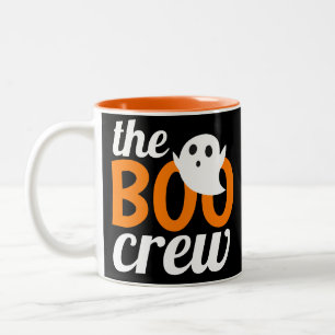 Tasse 2 Couleurs Halloween Simple Le Fantôme Éffrayant De L'Équipag