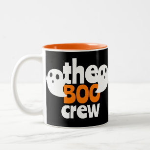 Tasse 2 Couleurs Halloween Simple Le Fantôme Éffrayant De L'Équipag