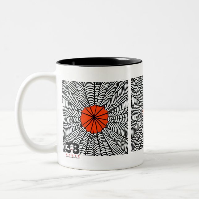 Tasse 2 Couleurs Halloween Spider Web (Gauche)