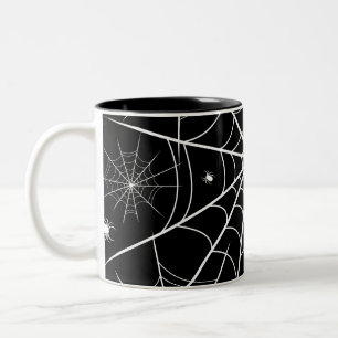 Tasse 2 Couleurs Halloween Spider Web