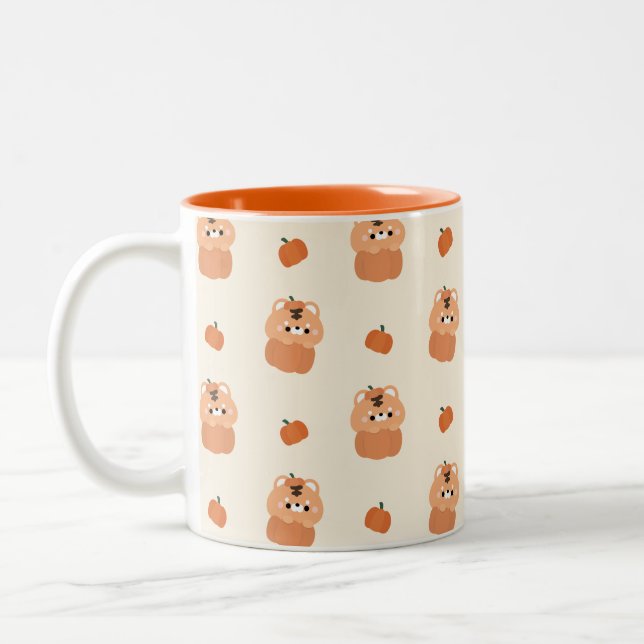 Tasse 2 Couleurs Halloween Tiger (Gauche)