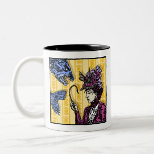 Tasse 2 Couleurs Hameçon - Cauchemar Pop Gothique Surréaliste