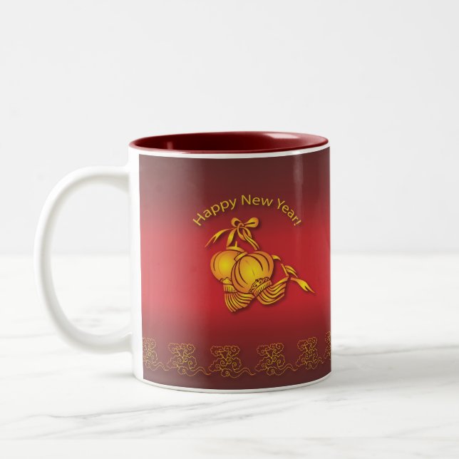 Tasse 2 Couleurs Happy Chinese New Year ! (Gauche)