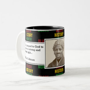 Tasse 2 Couleurs HARRIET TUBMAN   Citation du mois de l'histoire no