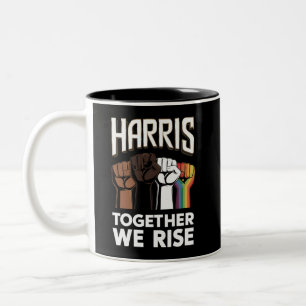 Tasse 2 Couleurs Harris 2024 Élection LGBT Kamala Harris 2024