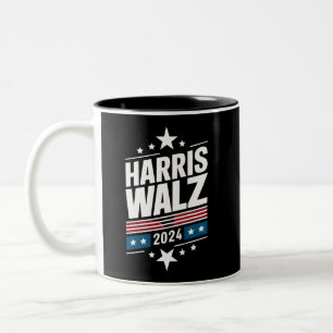 Tasse 2 Couleurs Harris Waltz 2024 Kamala Harris Tim Waltz 2024