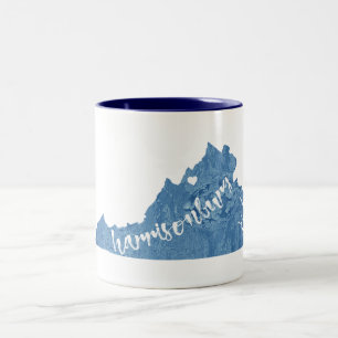 Tasse 2 Couleurs Harrisonburg Virginie Grain