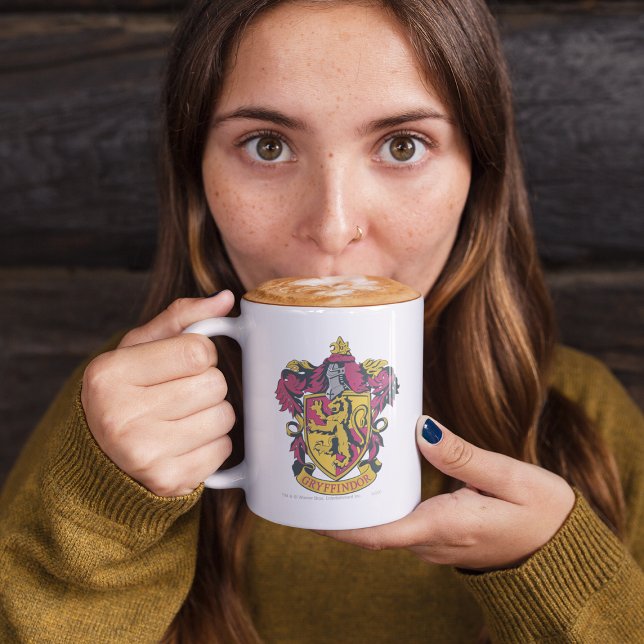Tasse 2 Couleurs Harry Potter | Blason de la maison Gryffondor (Créateur téléchargé)