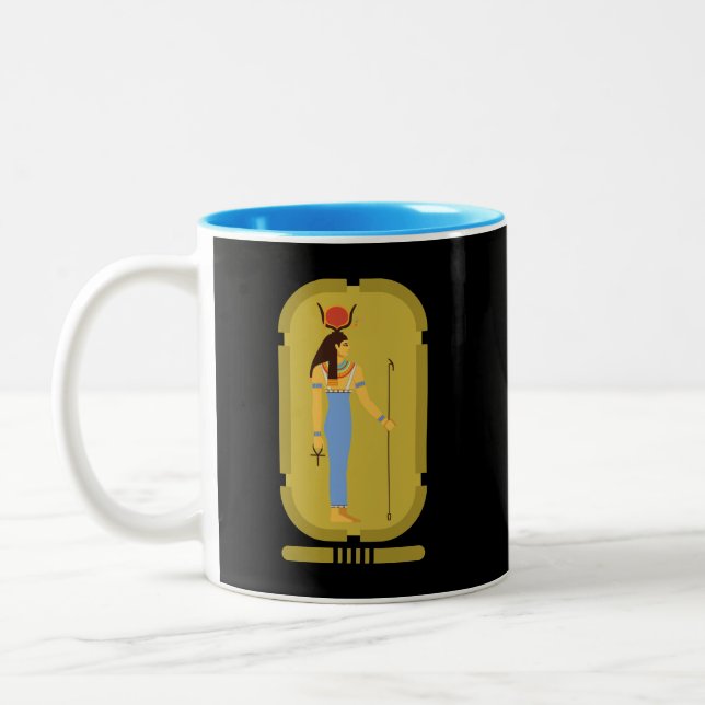 Tasse 2 Couleurs Hathor déesse égyptienne (Gauche)