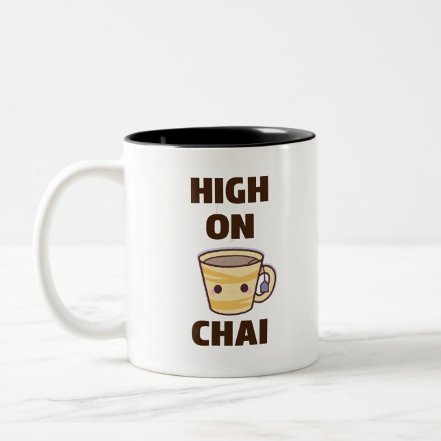 TASSE 2 COULEURS HAUT SUR CHAI (Gauche)