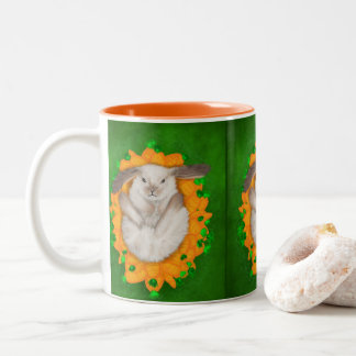 Tasse 2 Couleurs Havre de carottes : Bou Blissful de Bunny Brown et