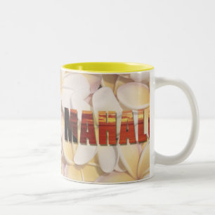 Tasse 2 Couleurs Hawaïen "aloha-Mahalo" (accueil et Merci)