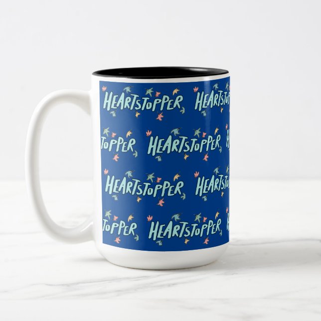 Tasse 2 Couleurs Heartstopper bleu (Gauche)