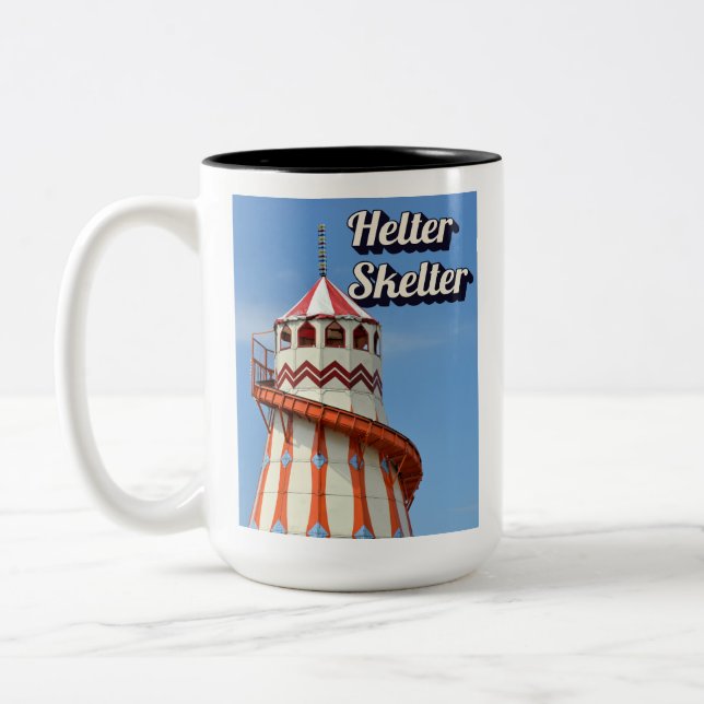 Tasse 2 Couleurs Helter Skelter à deux tons (Gauche)