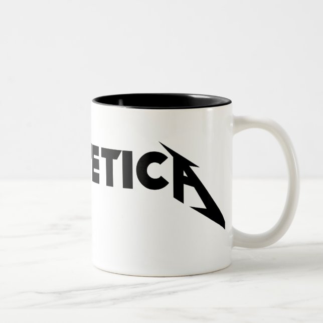 Tasse 2 Couleurs Helvetica (Droit)