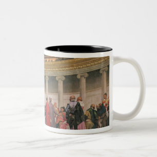 Tasse 2 Couleurs Hémicycle : Artistes de tous les âges, détail d
