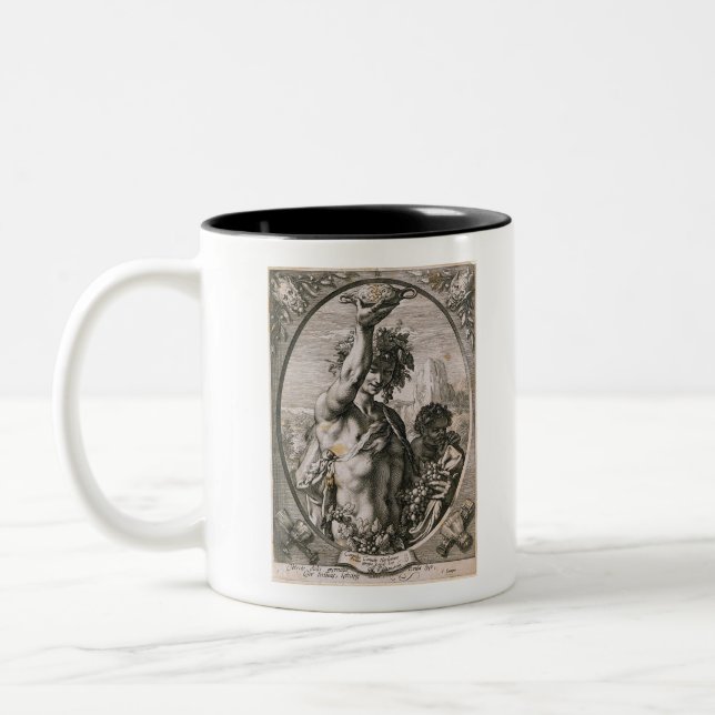 Tasse 2 Couleurs Hendrick Goltzius Bacchus God of Wine (Gauche)