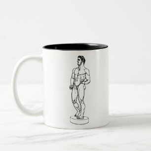 Tasse 2 Couleurs heracles, hercules, mythologie, grec, atalanta, fa