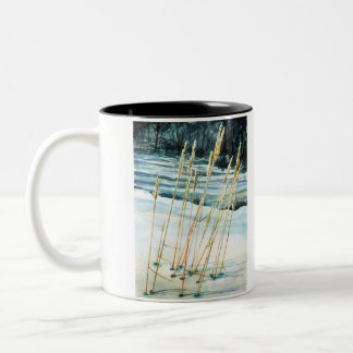 Tasse 2 Couleurs Herbe dans la neige