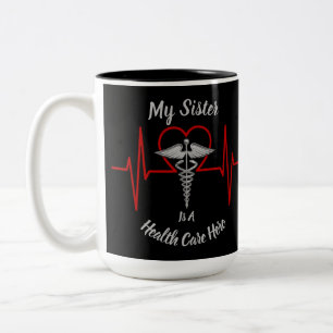 Tasse 2 Couleurs Héroïne de la santé Sœur